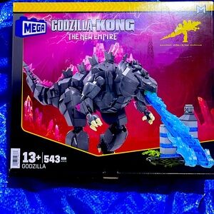 Mega Godzilla x Kong The New Empire Building Set Action Figure Godzilla
